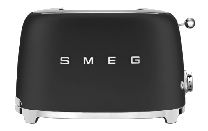 SMEG TSF01BLMEU Тостер на 2 ломтика, матовый черный