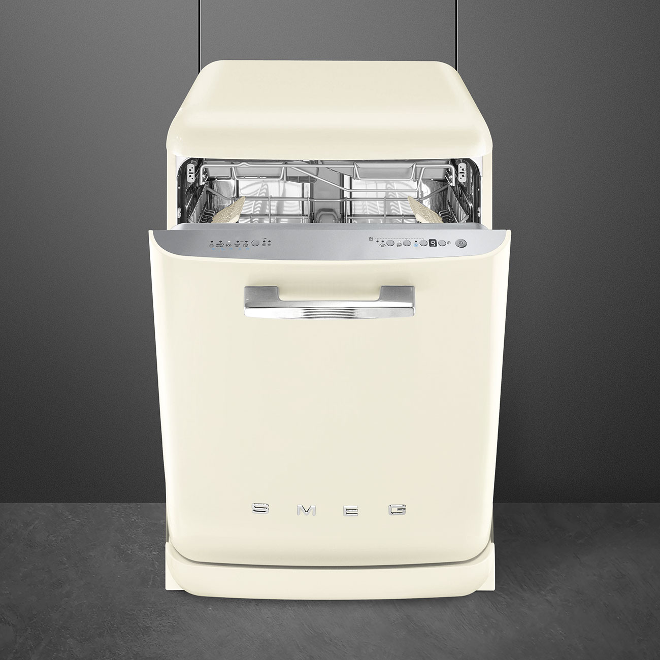 SMEG LVFABCR3 Отдельностоящая посудомоечная машина, 60 см, кремовая