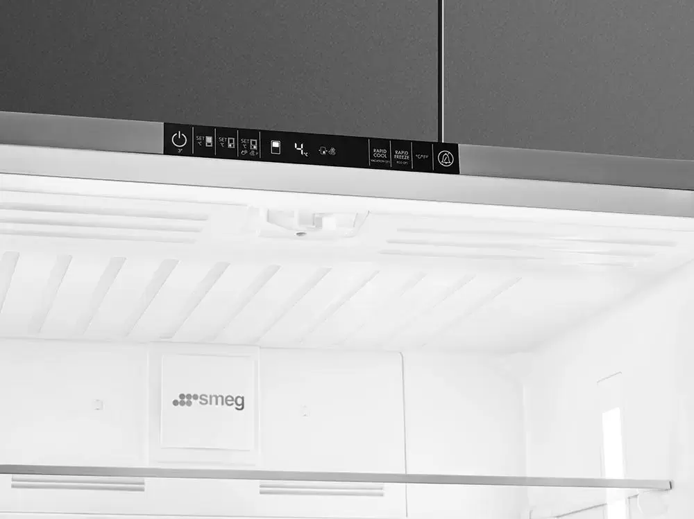 SMEG FQ60XE Отдельностоящий 4-х дверный холодильник Side-by-Side, 90.8 см, No-frost, эффект нержавею